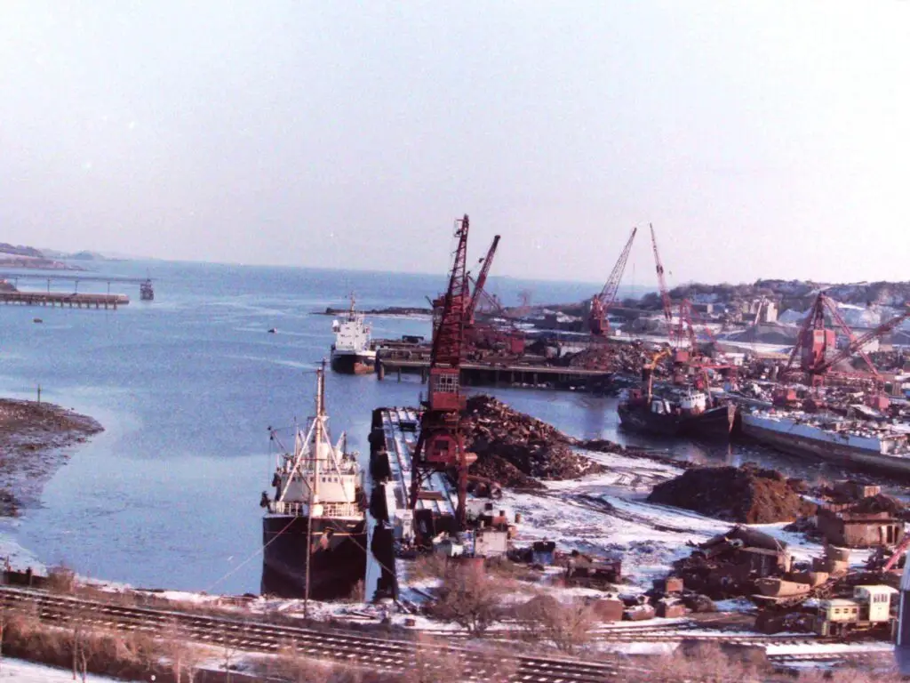 Explorer in Ward’s breakers yard Inverkeithing