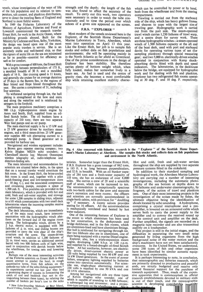 Text about research and exploration on Explorer.